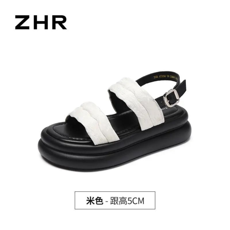 厚底凉鞋女2025新款夏季绝美国风外穿凉