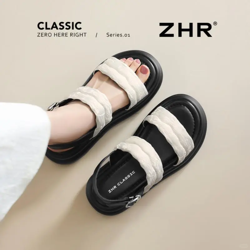 厚底凉鞋女2025新款夏季绝美国风外穿凉