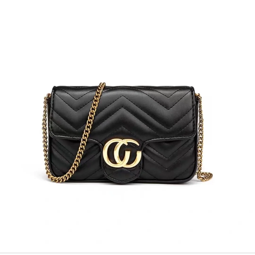 香港女士真皮包包2025新款斜挎包小香风