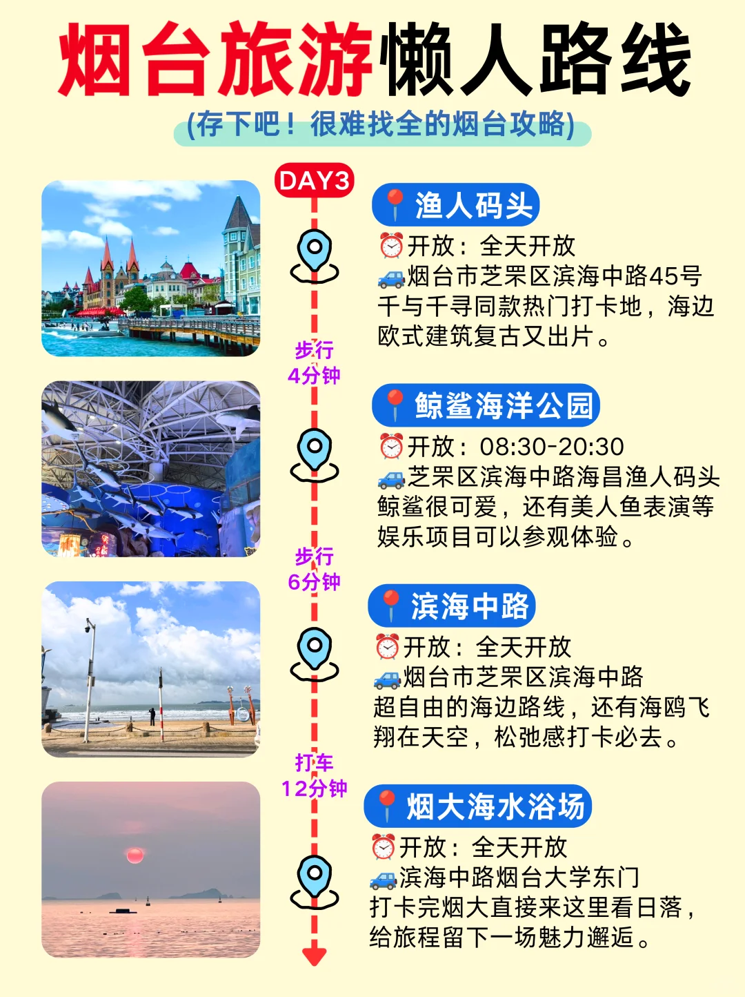 本人刚刚决定‼️7-9月就去烟台‼️