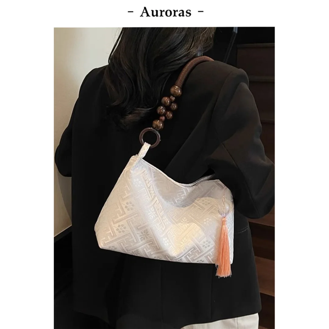 新中式国风壮锦包包女包2025新款轻奢小