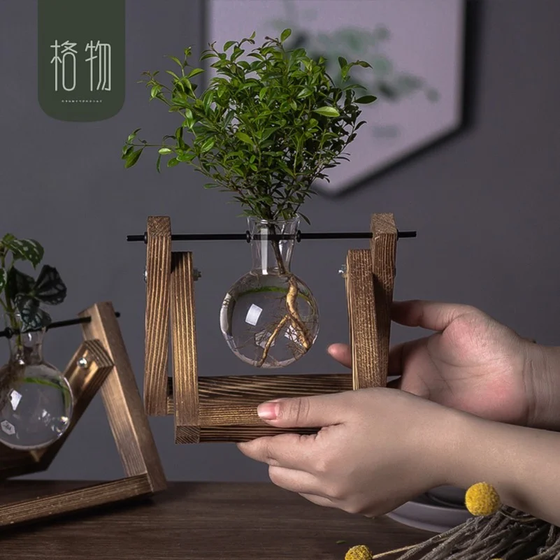 轻奢高档客厅餐桌绿植卧室桌面玄关高端装饰