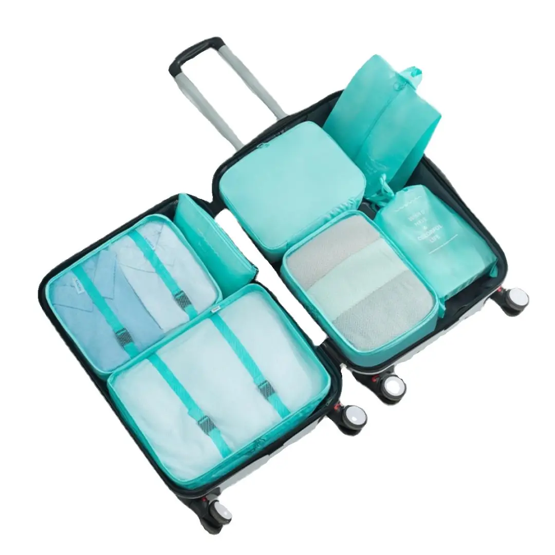 旅行收纳袋七件套装女衣物行李整理袋多功能
