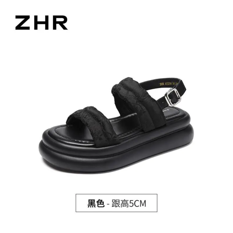 厚底凉鞋女2025新款夏季绝美国风外穿凉