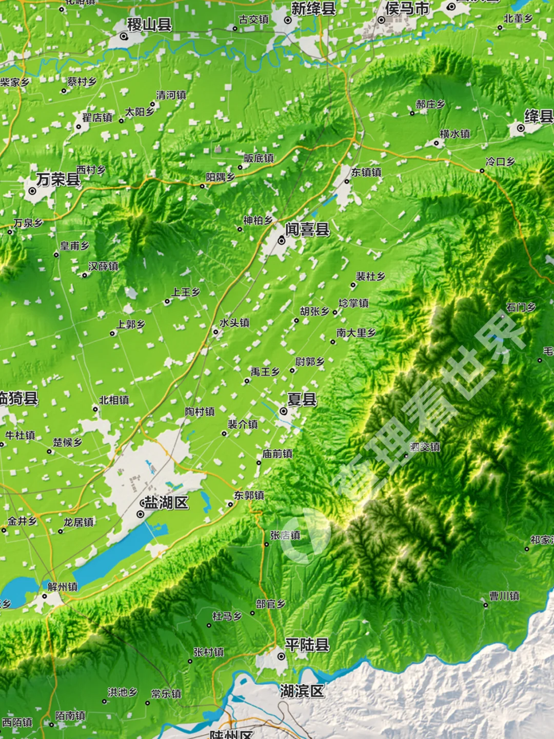 从这张地图开始了解山西