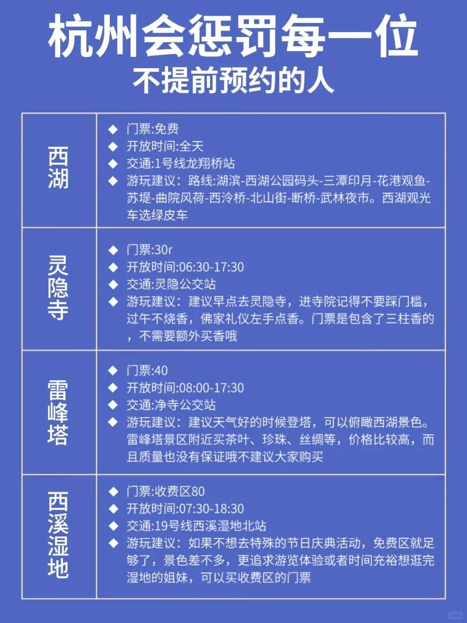 杭州📢暑假旅游保姆级攻略‼️快看过来