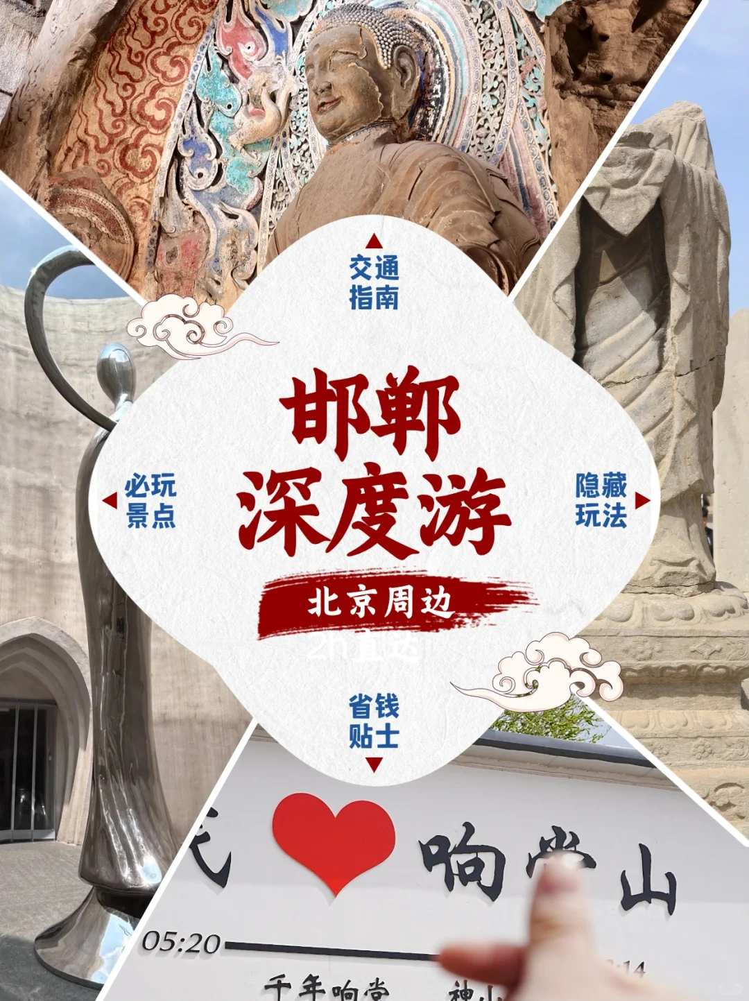 北京周边2h直达！邯郸石窟天花板攻略