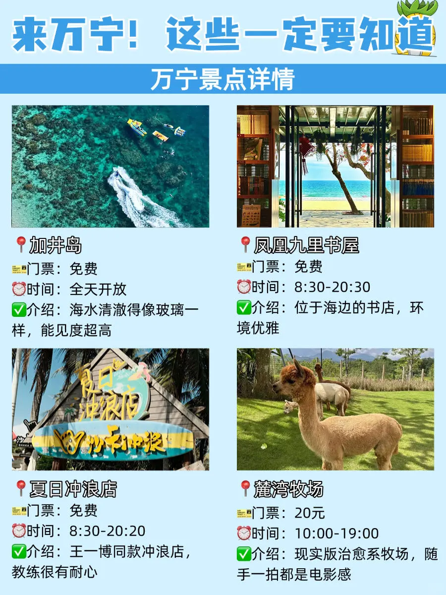 万宁旅游攻略✅土著整理的路线真的很全