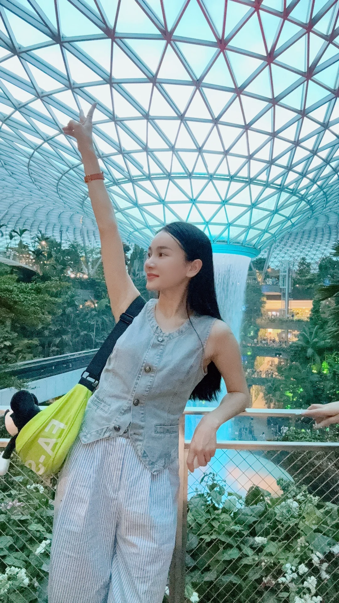 🇸🇬藏在机场里的瀑布和森林