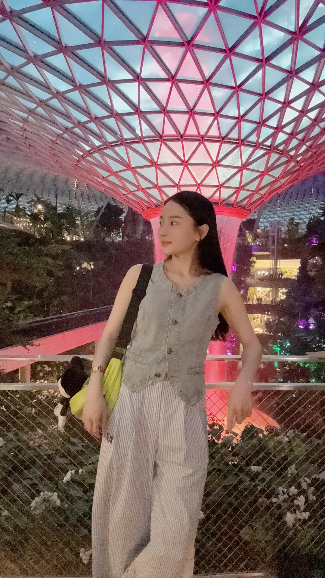 🇸🇬藏在机场里的瀑布和森林