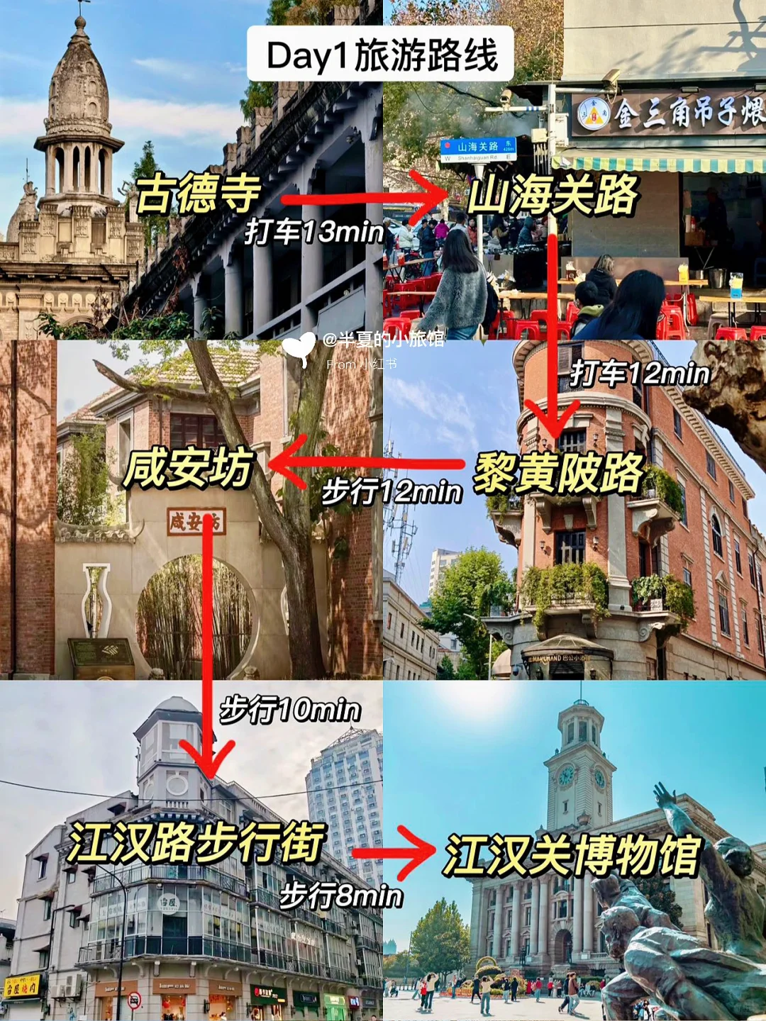 📍武汉3天2晚旅游攻略|16个景点+美食小吃