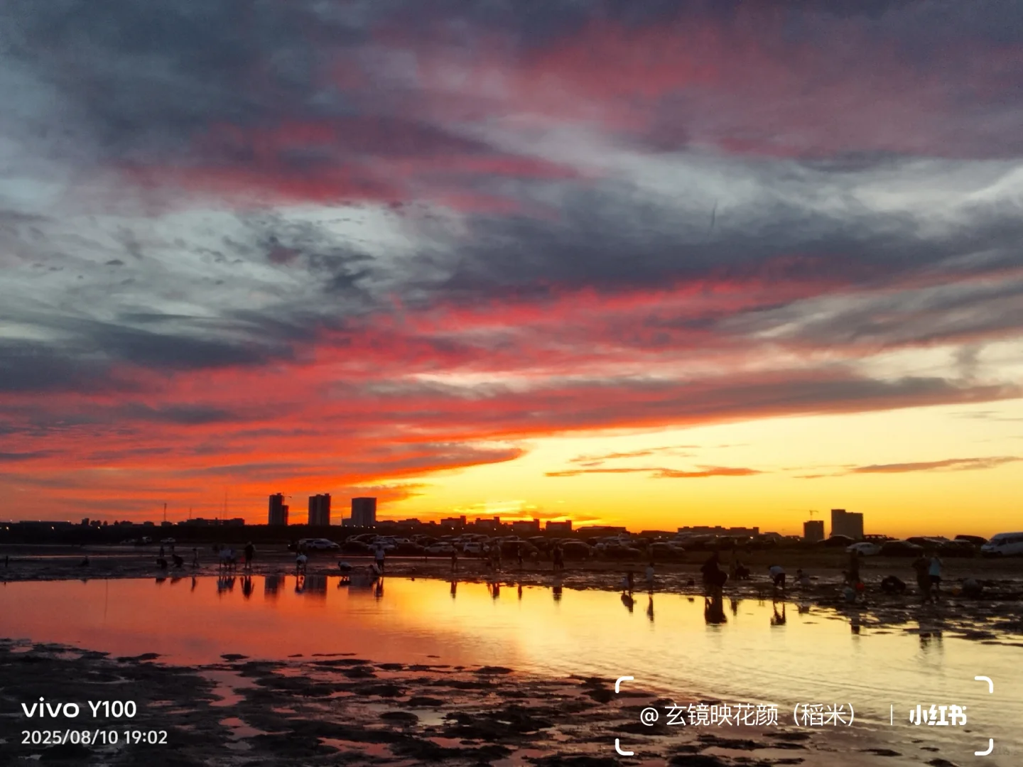 坐在海边看日落