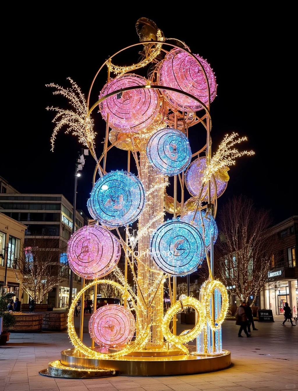 一组玫瑰花装置,七夕创意提前备好