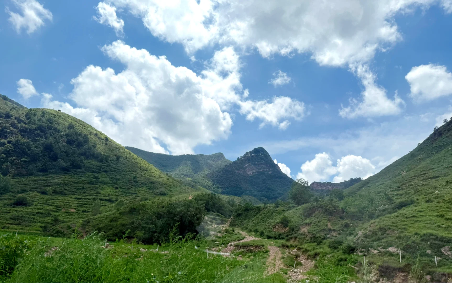 夏天的邯郸周边，不真实的20几度
