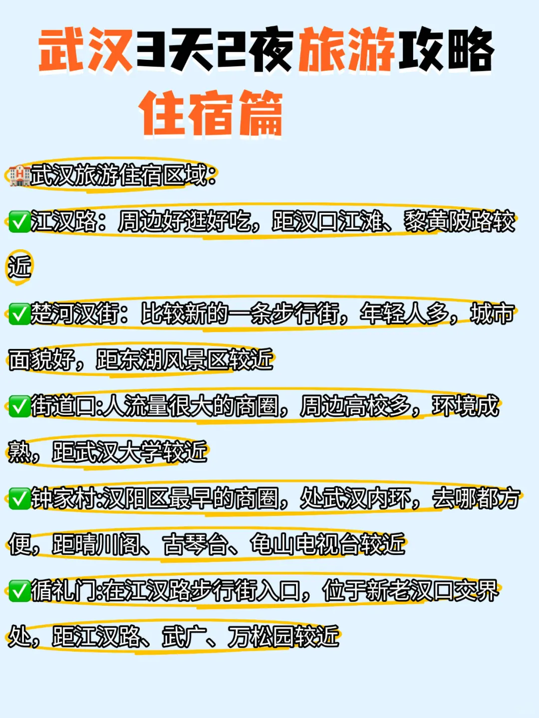 ‼️暑假武汉3天2晚旅游攻略｜吃喝住行整理