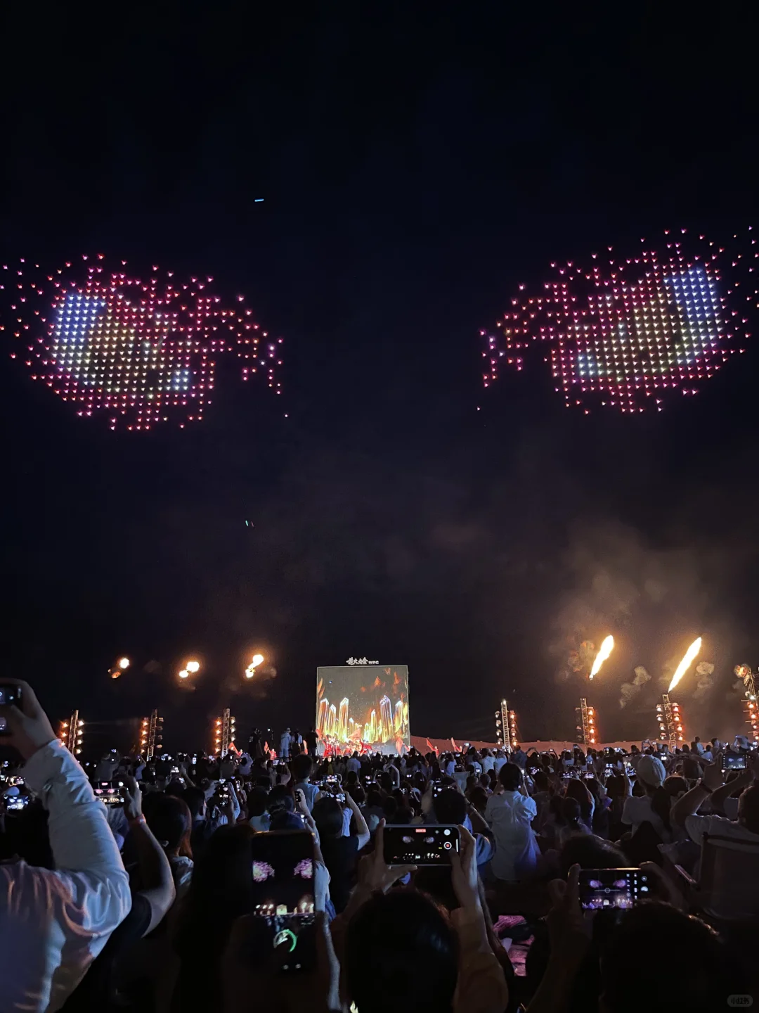 沙坡头花火大会｜该怎么形容这种惊艳