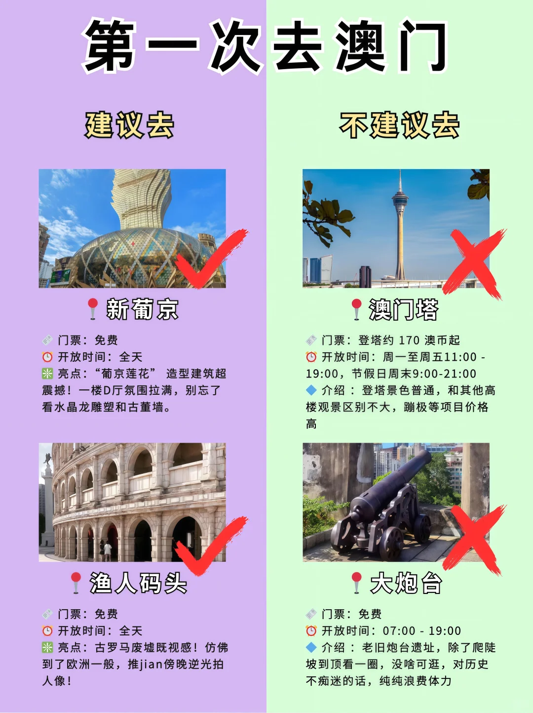 第一次去澳门看看吧😅景点与美食避雷指南