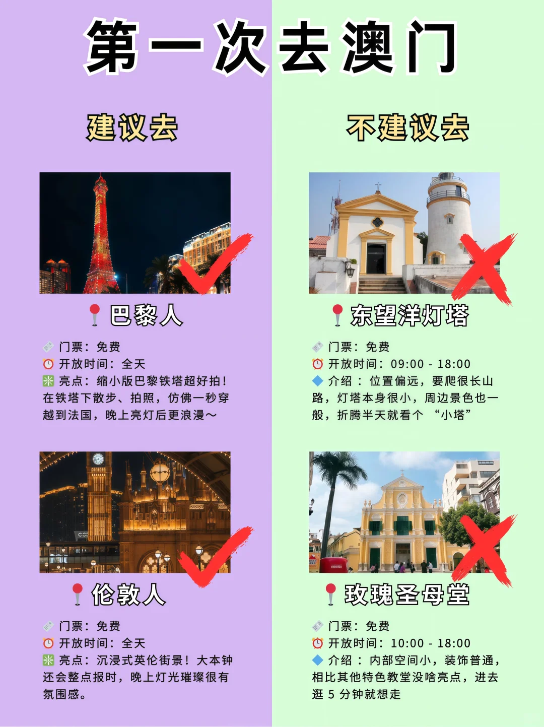 第一次去澳门看看吧😅景点与美食避雷指南