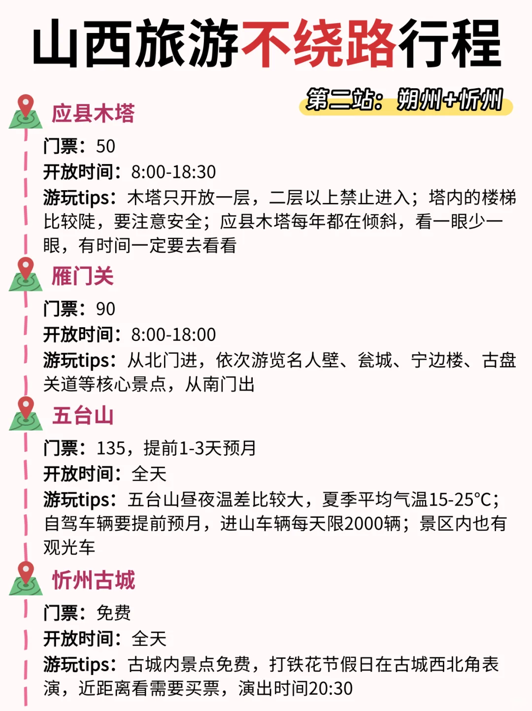 山西旅游不绕路攻略，看这篇就够啦🥳