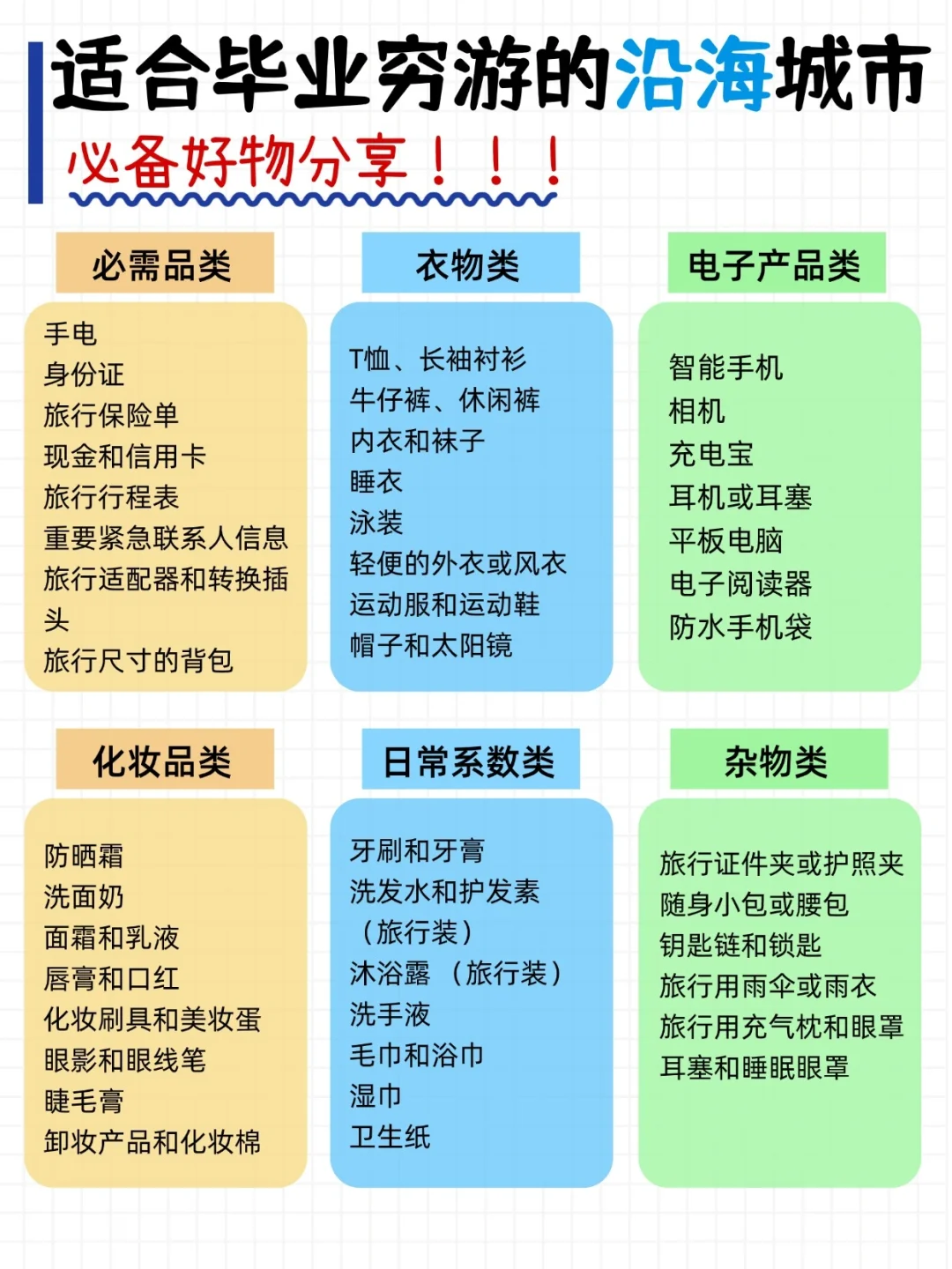 一定要听劝❗穷游沿海城市一定要知道的