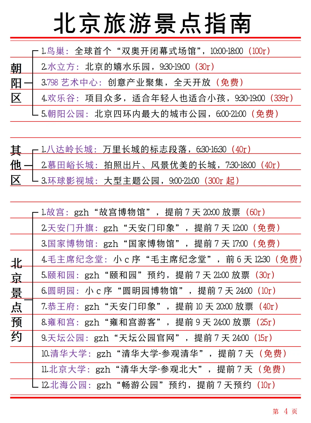 小白也能秒懂的北京旅游攻略😭真的太香啦