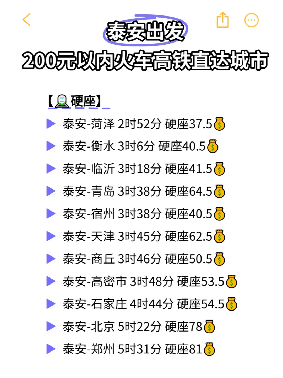 泰安出发！200💰️可以去这么多地方？