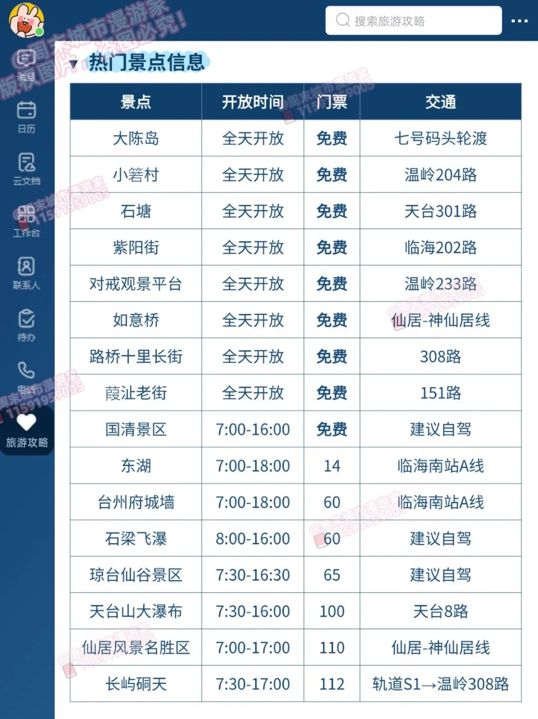 8-9月去台州旅游的注意！别怪我没提醒！