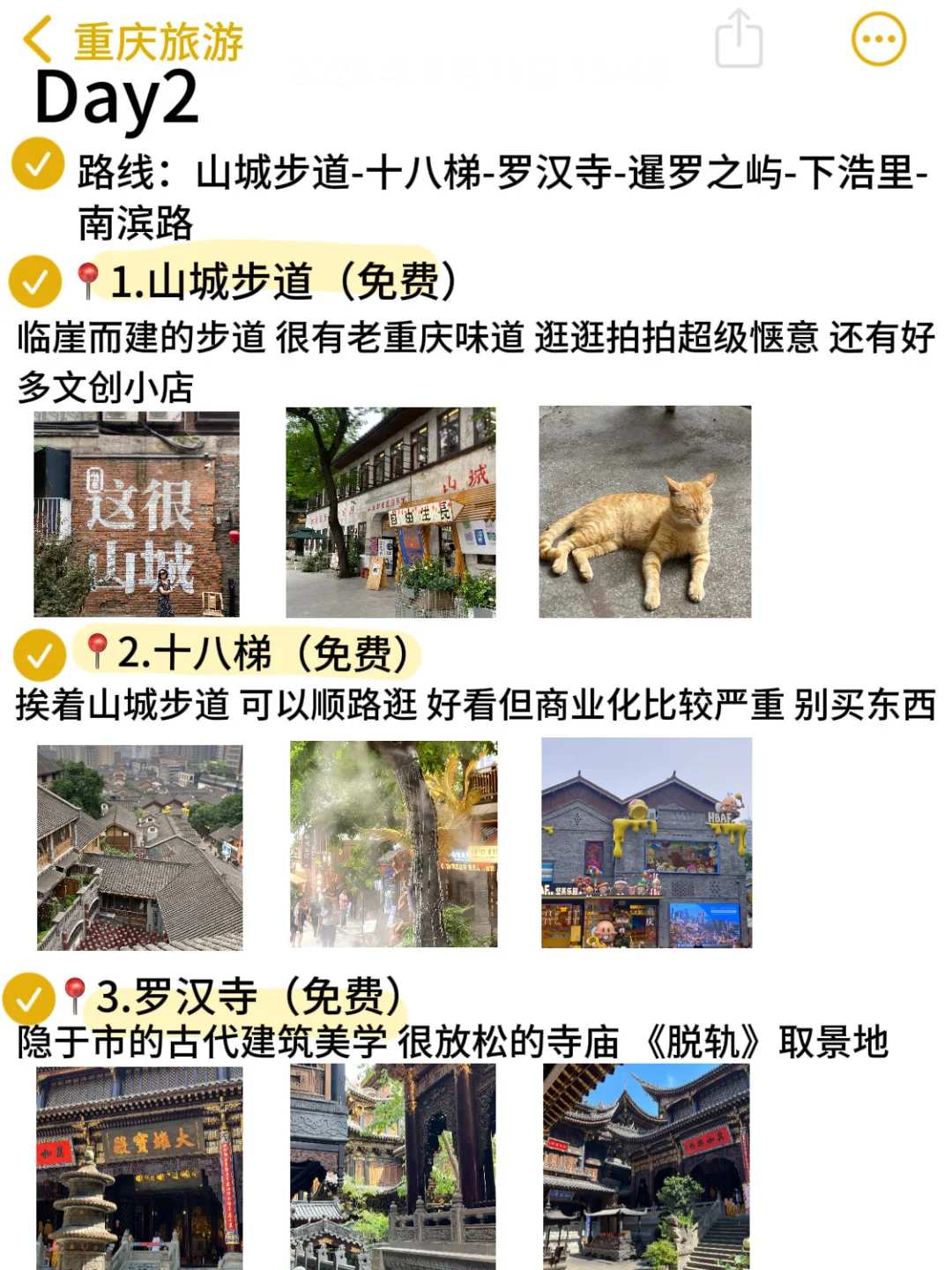 被自己熬夜做的重庆旅游攻略满意的睡不着