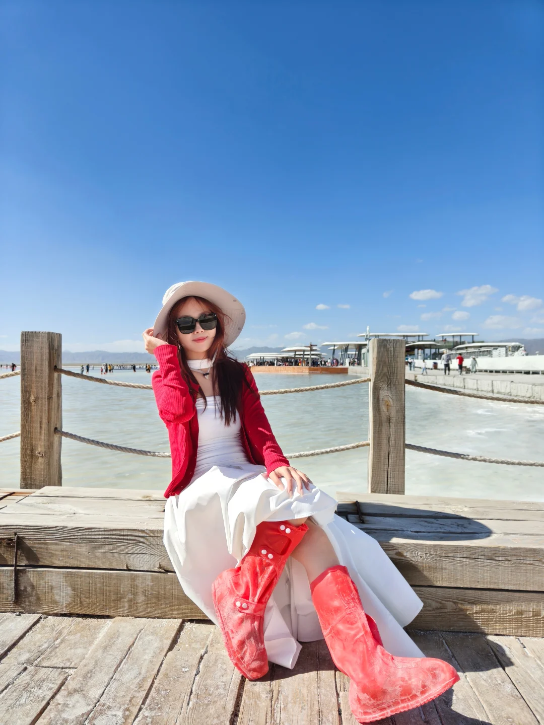 是谁在茶卡盐湖出片了！