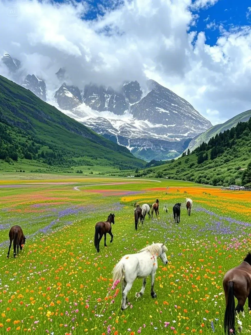 夏天22°C的川西，真的比瑞士还震撼！