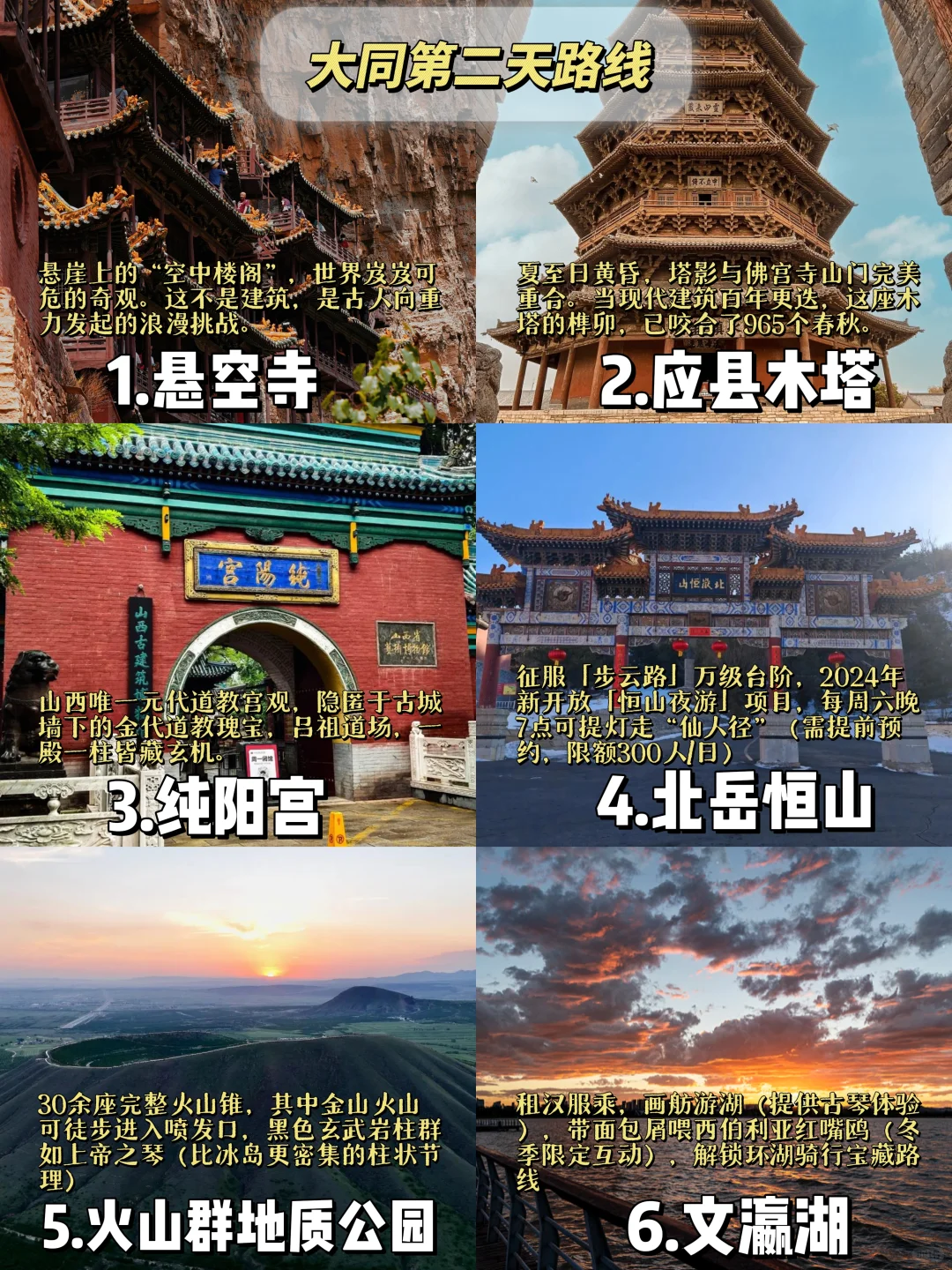 预算200💰怎样玩转大同