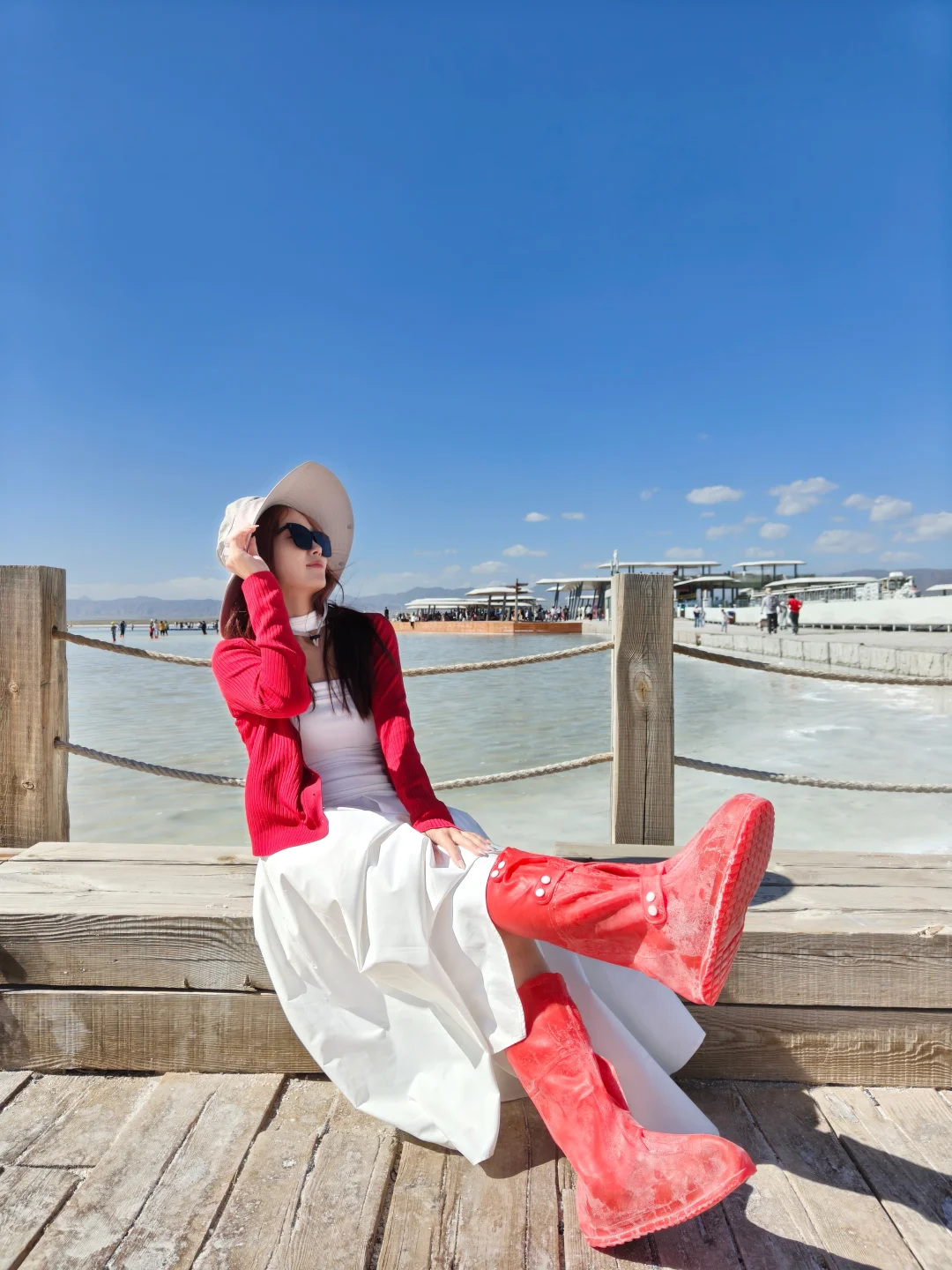 是谁在茶卡盐湖出片了！