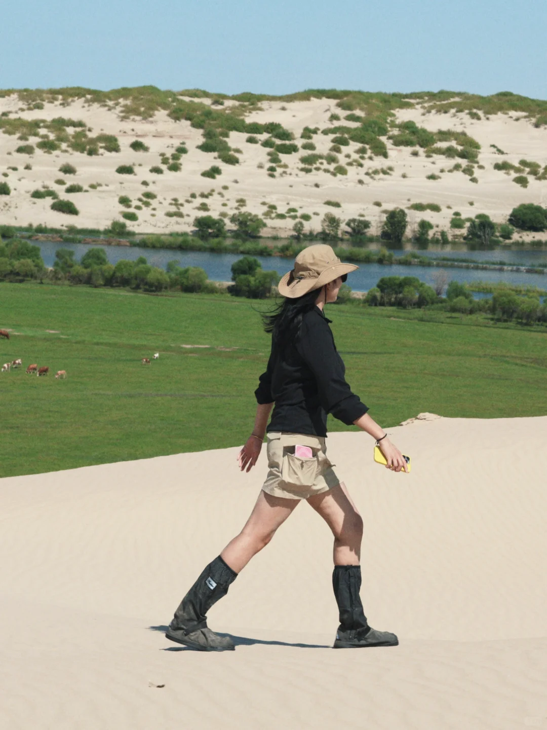 赤峰本地人都不知道的小众沙漠|响水荷花池