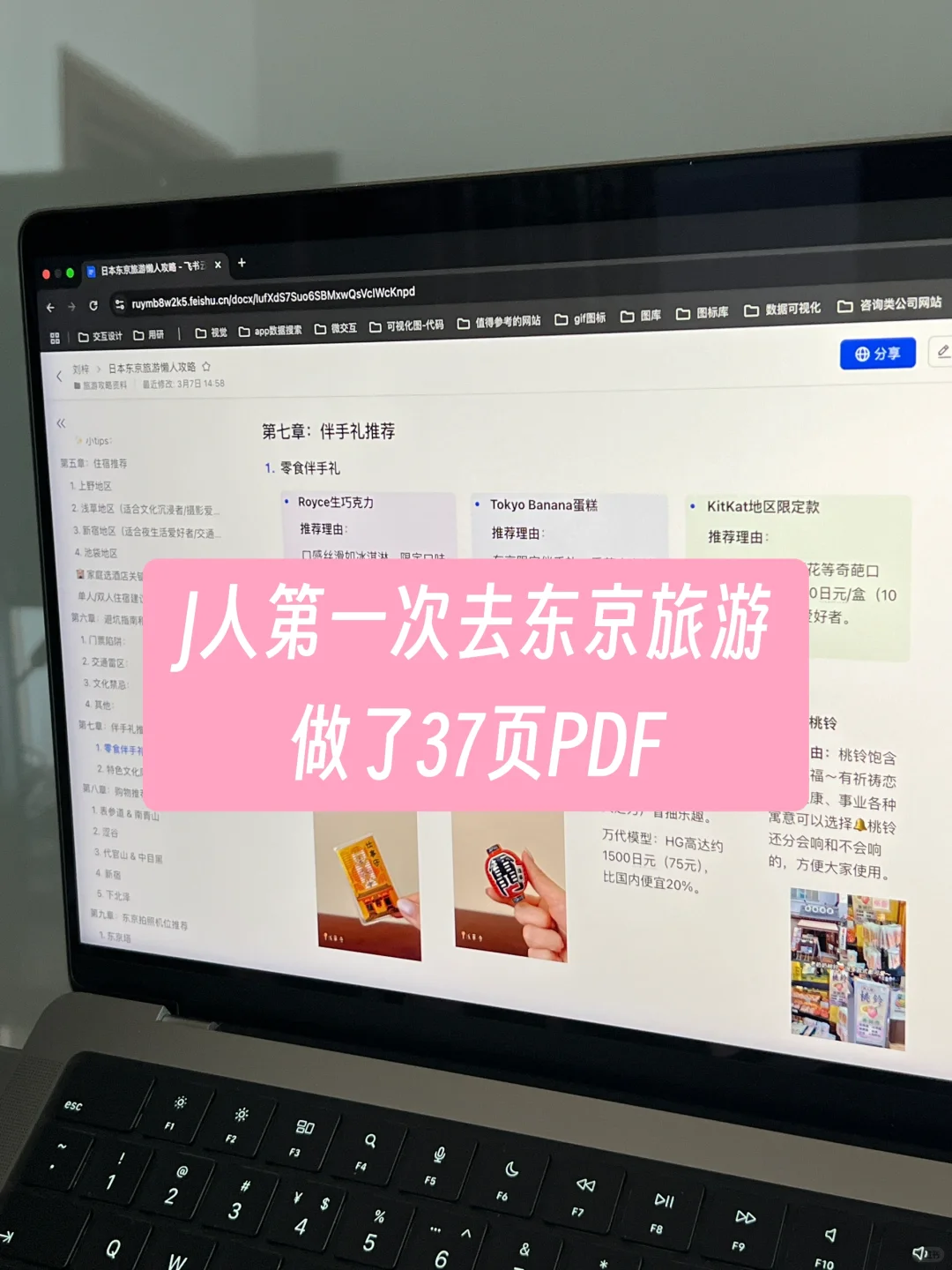 J人第一次去东京旅游，做了37页pdf