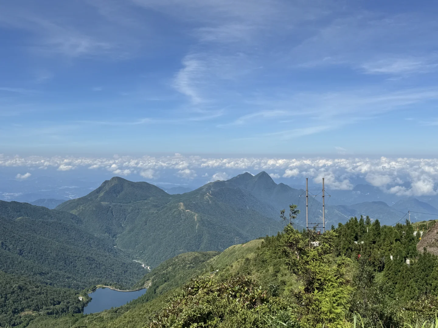 茂名（粤西）第一峰——大田顶打卡情况