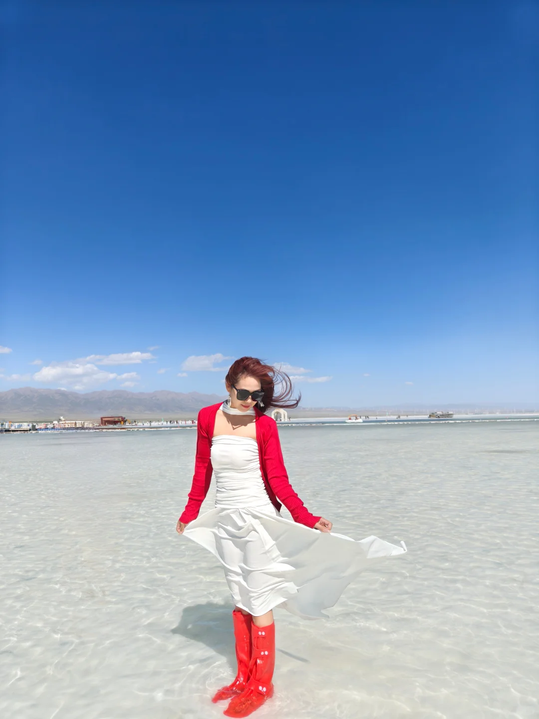 是谁在茶卡盐湖出片了！