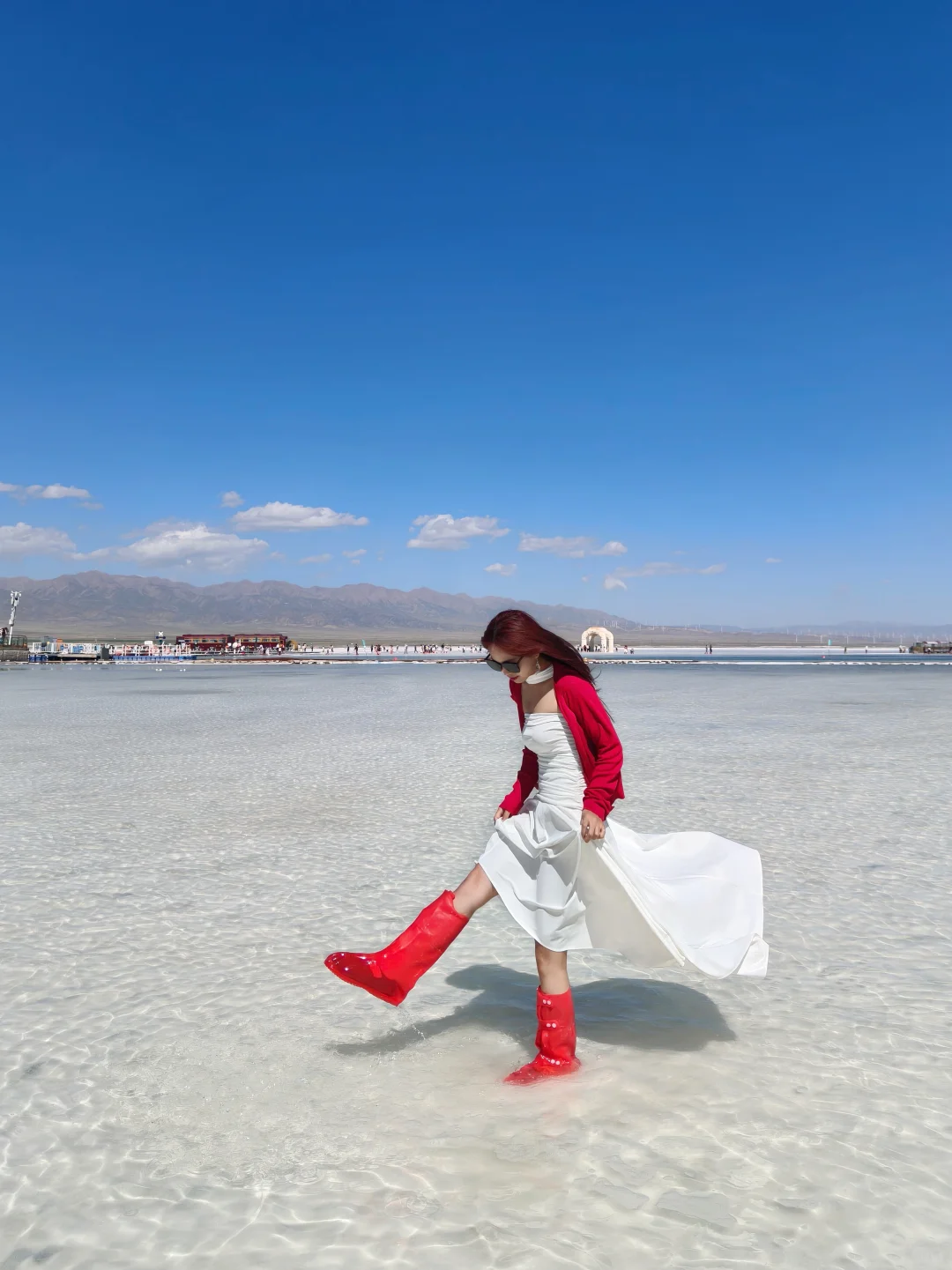 是谁在茶卡盐湖出片了！