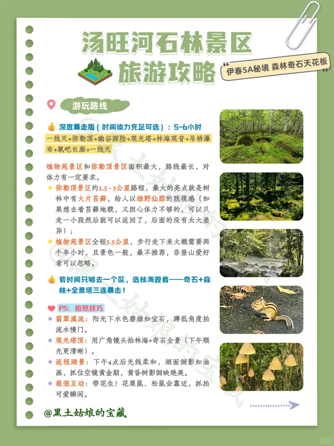 伊春汤旺河石林景区超详细攻略来了❗️