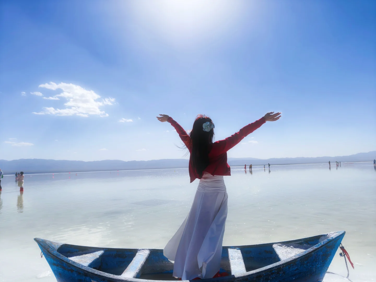 是谁在茶卡盐湖出片了！