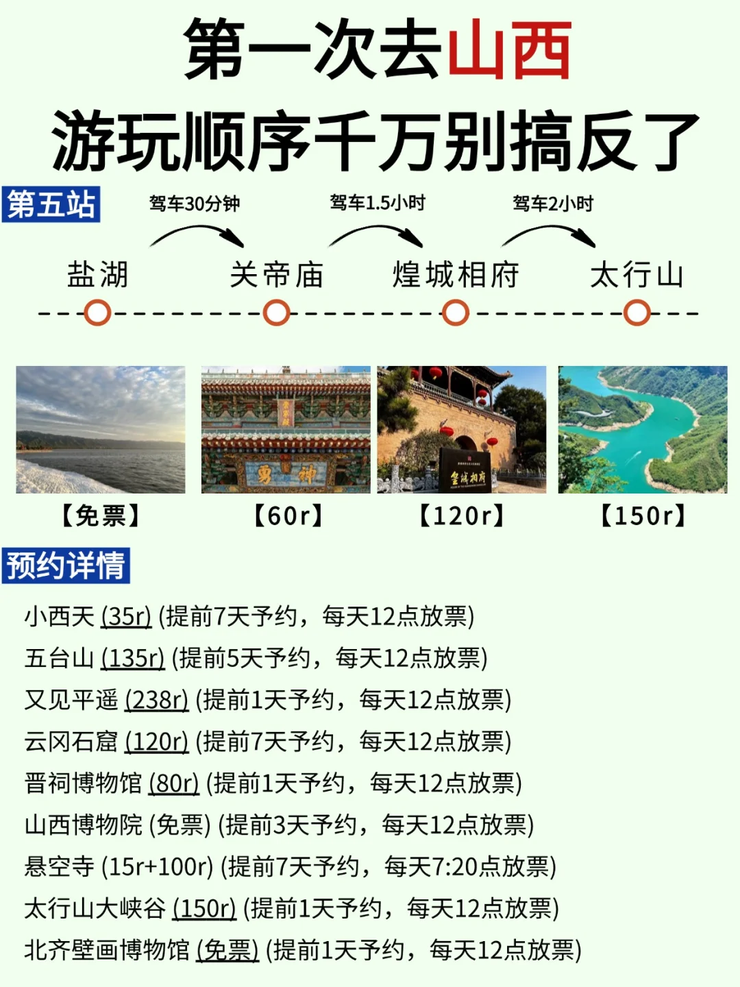 土著熬夜整理山西攻略！游玩顺序别搞反了！