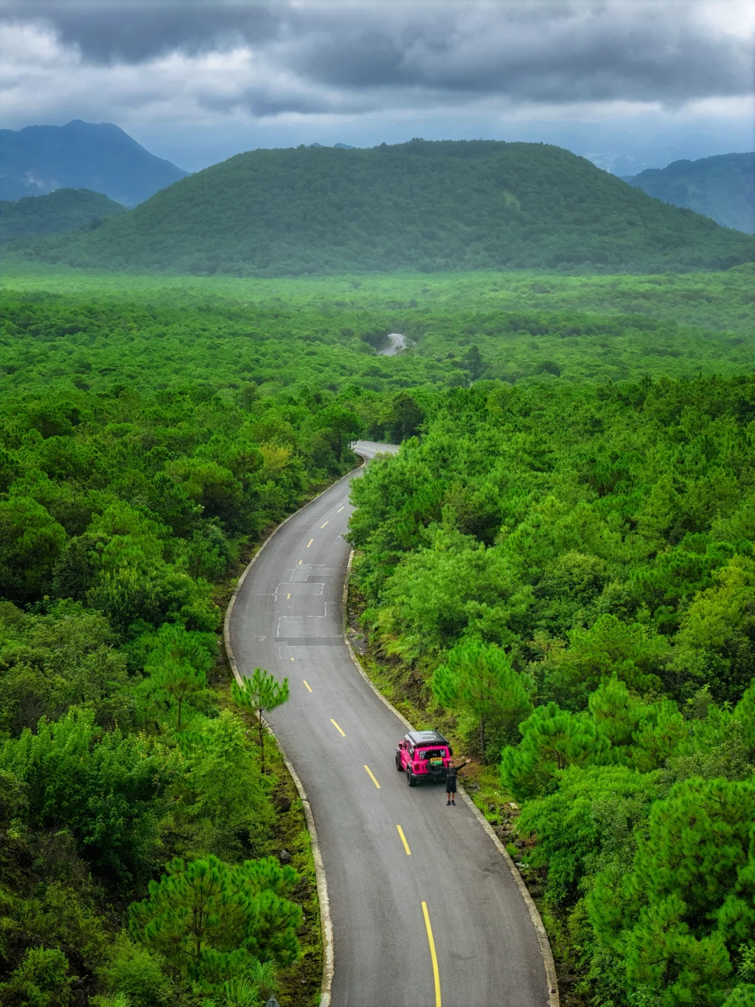 体感20℃的腾冲，不拥挤， 慢慢开。