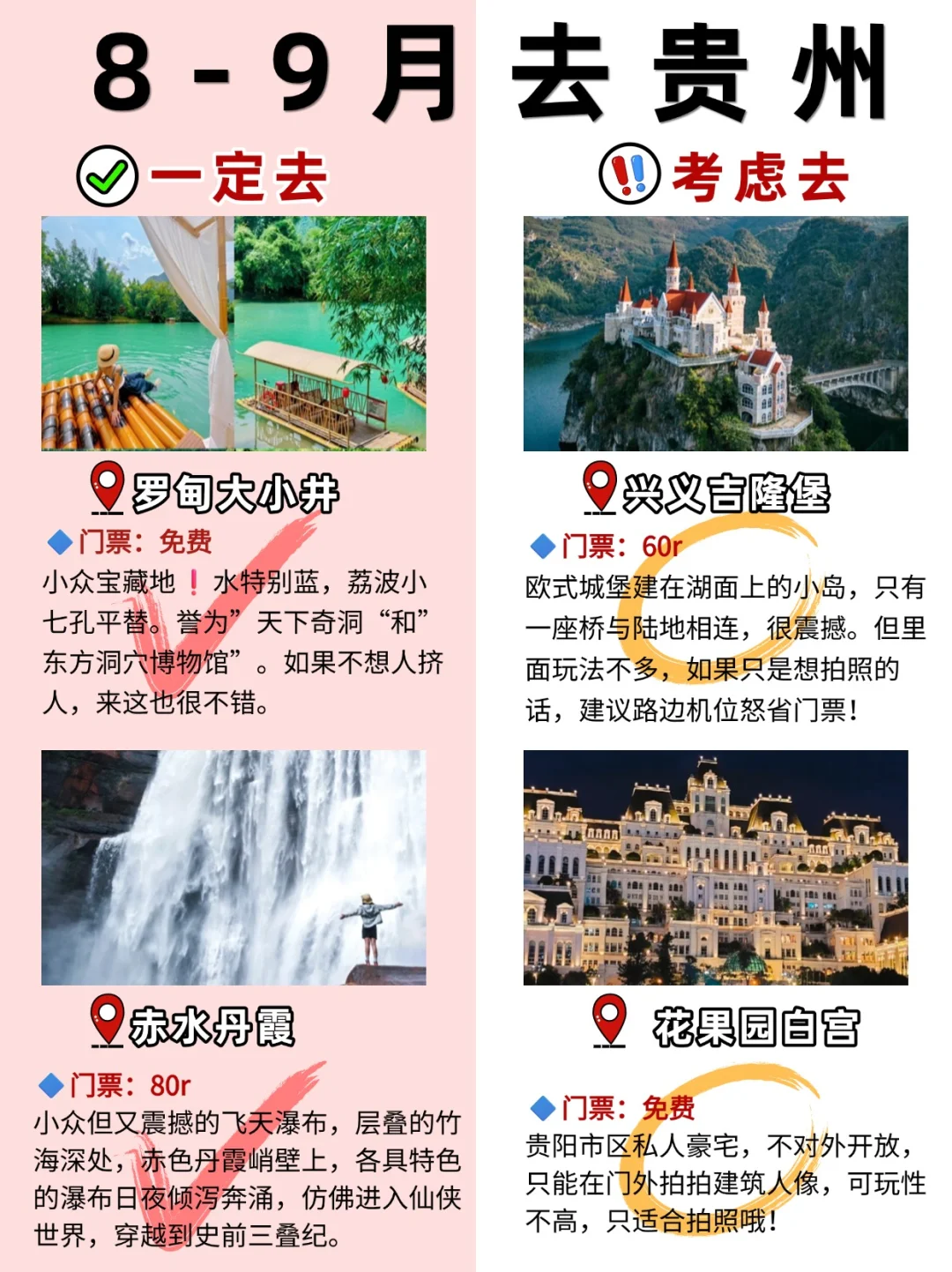 来贵州闭眼玩的景点💯8-9月景点篇！速看