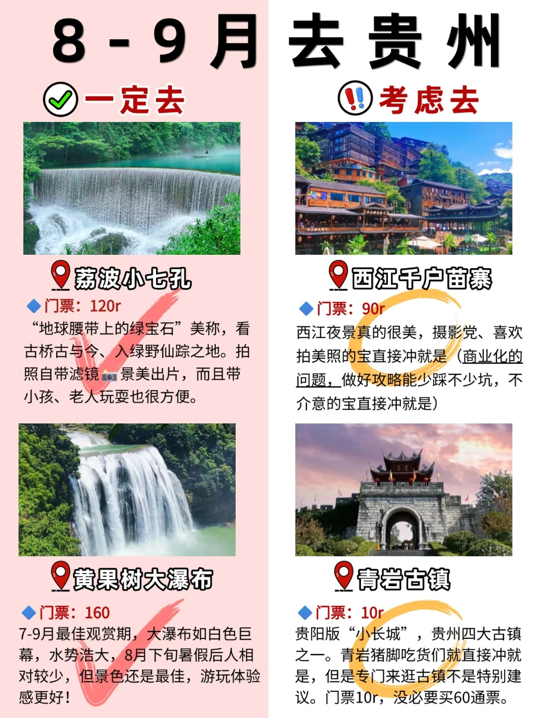 来贵州闭眼玩的景点💯8-9月景点篇！速看