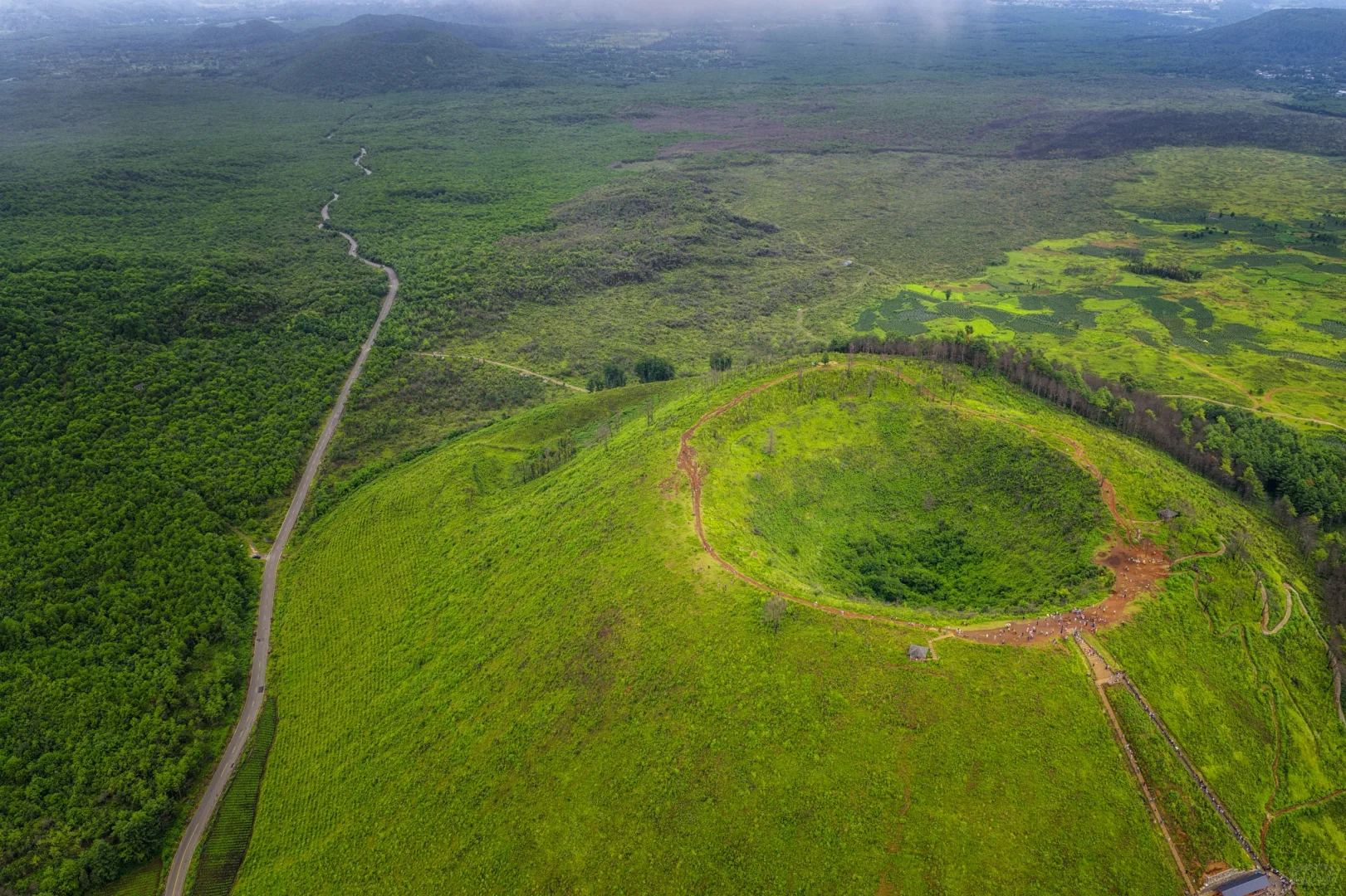 体感20℃的腾冲，不拥挤， 慢慢开。