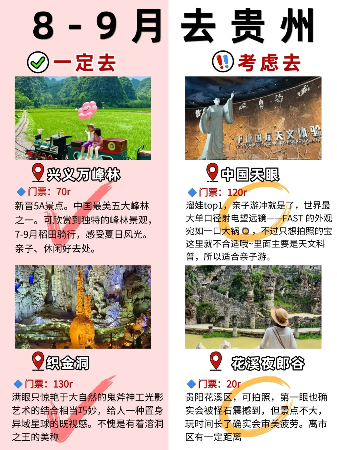来贵州闭眼玩的景点💯8-9月景点篇！速看