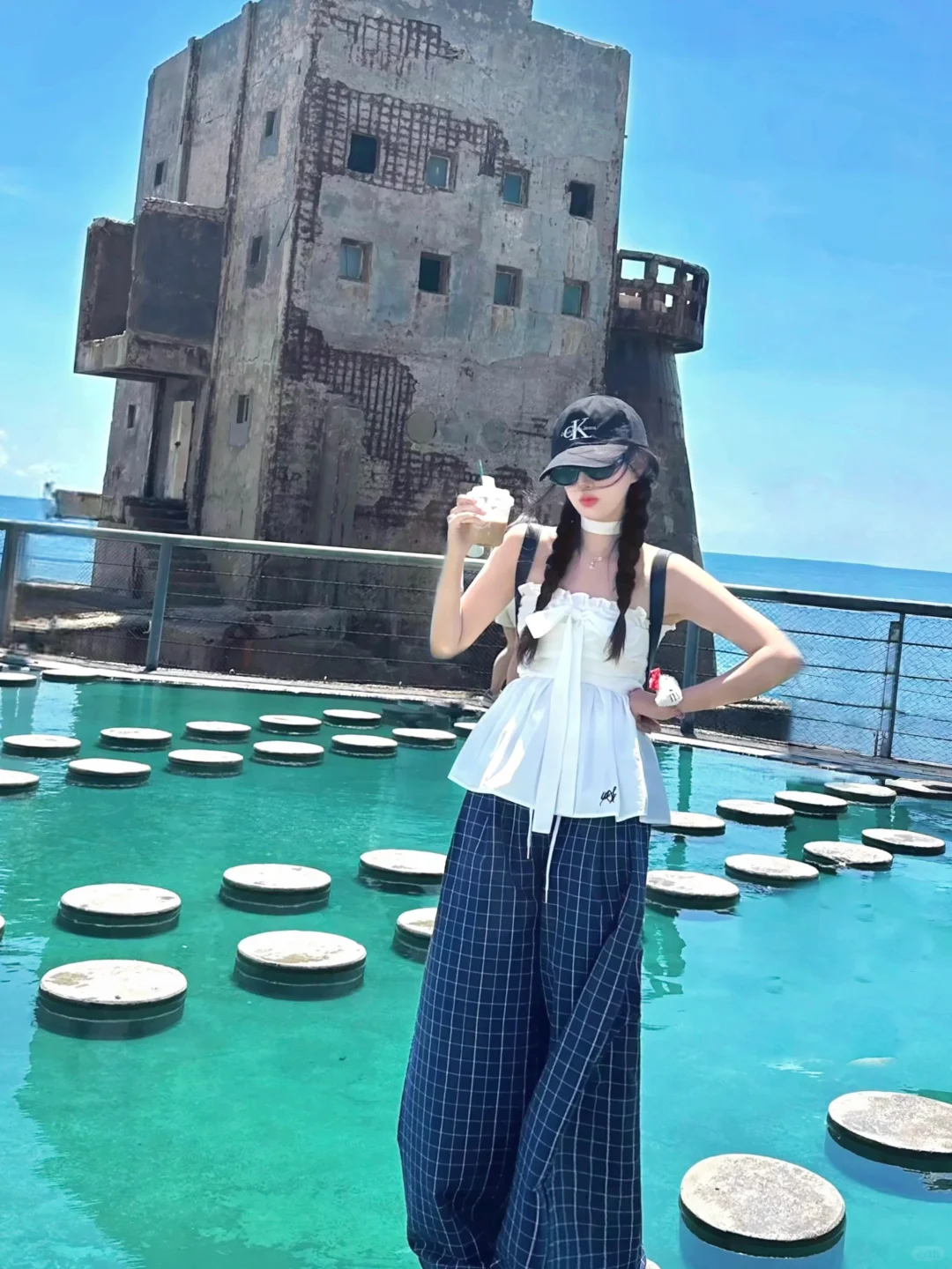 去青岛旅游的近视姐妹，，我就一条建议！