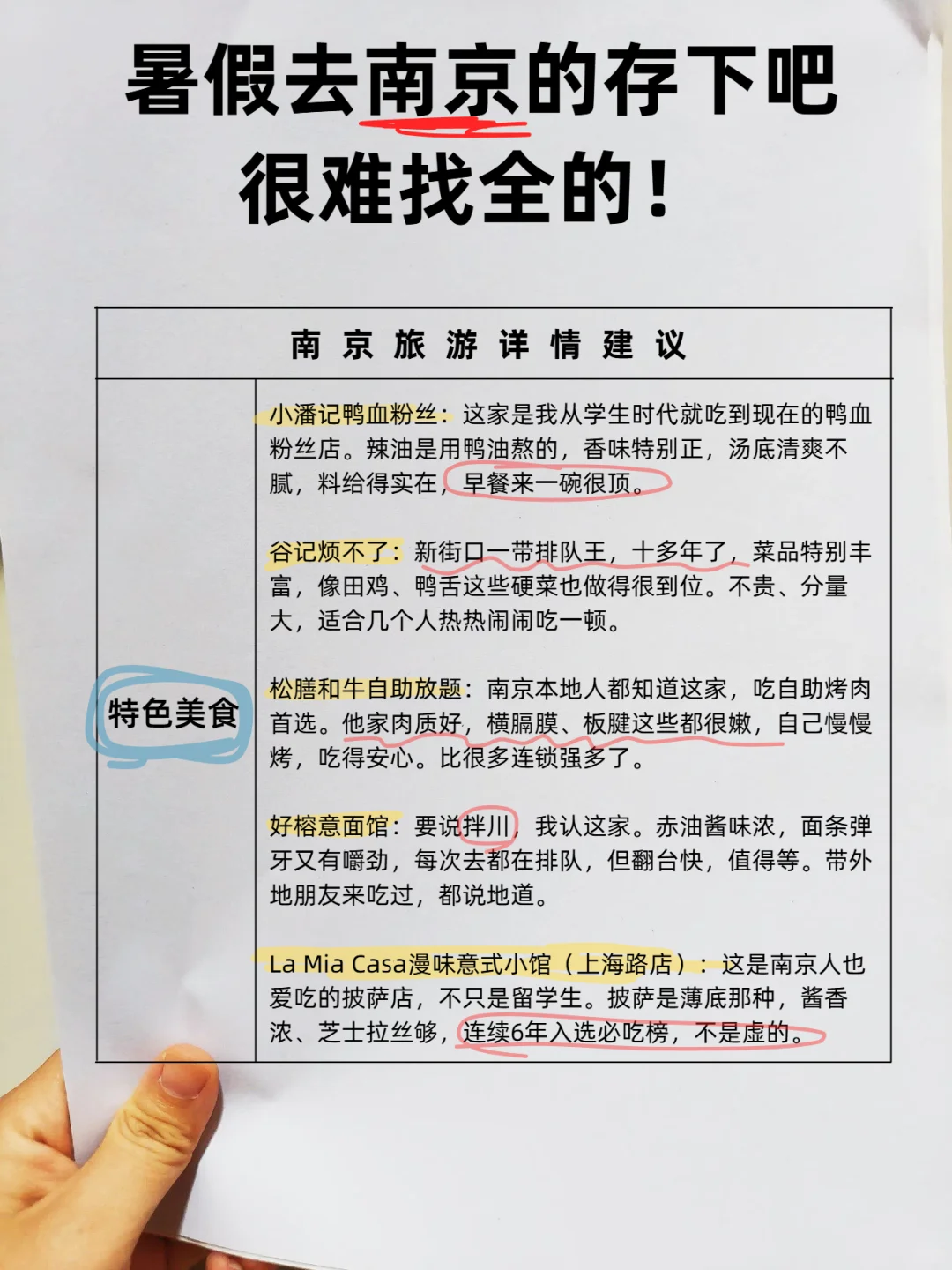 最近想来南京的姐妹存一下吧😢很难找全的