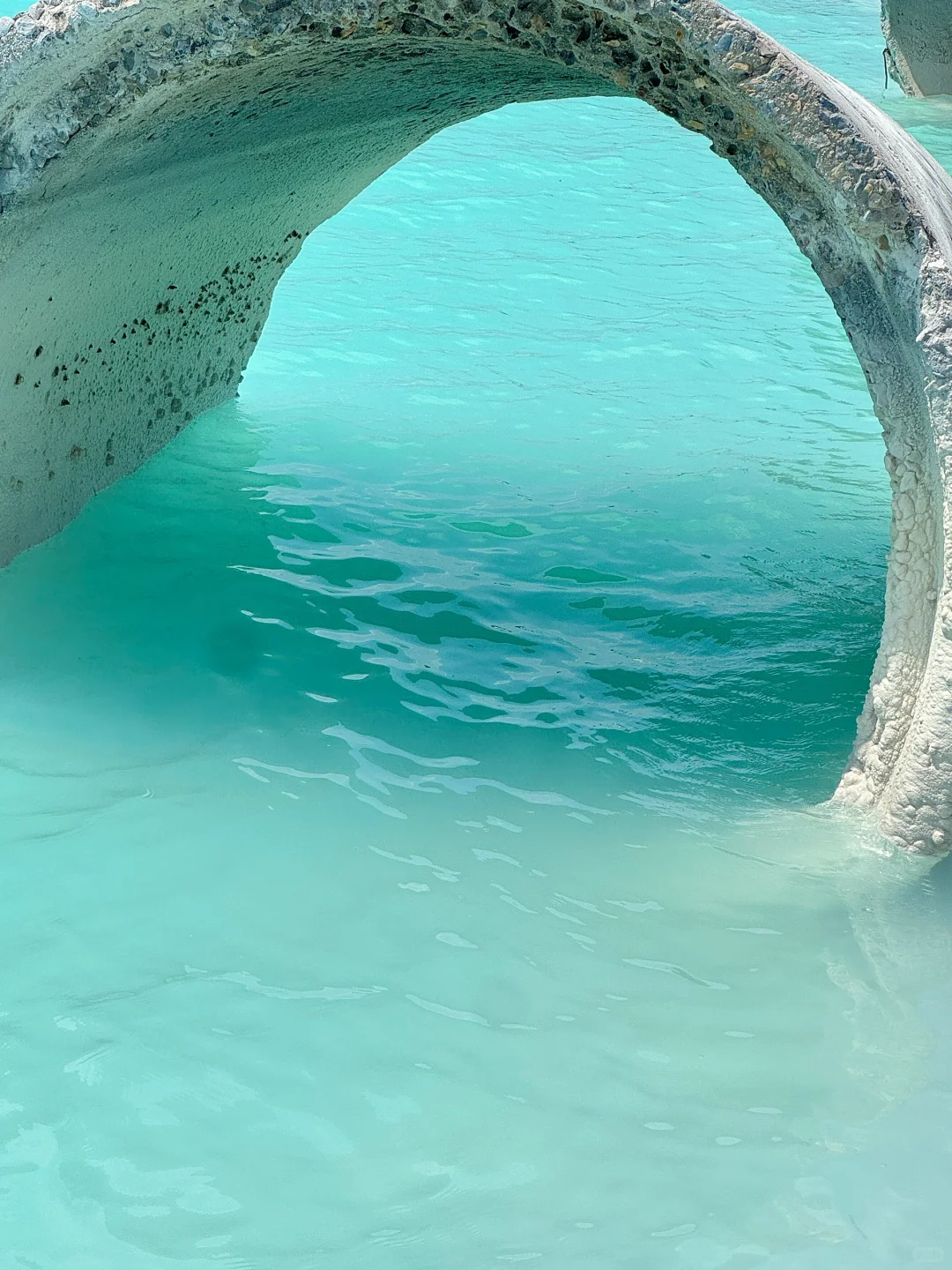 自驾威海的路途中无意间发现了一个小茶卡