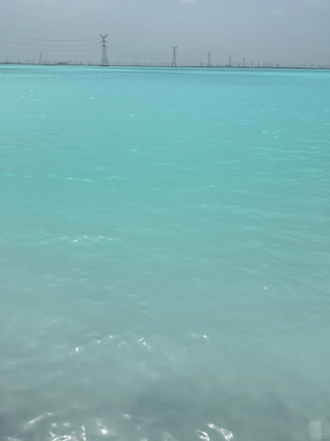 自驾威海的路途中无意间发现了一个小茶卡