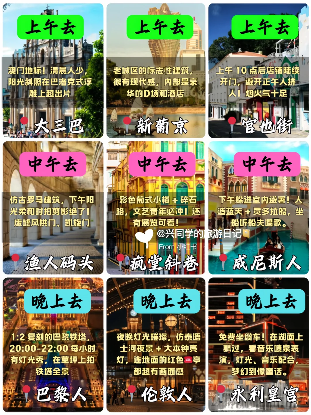 总结全了💥暑假去澳门直接进来抄作业‼️